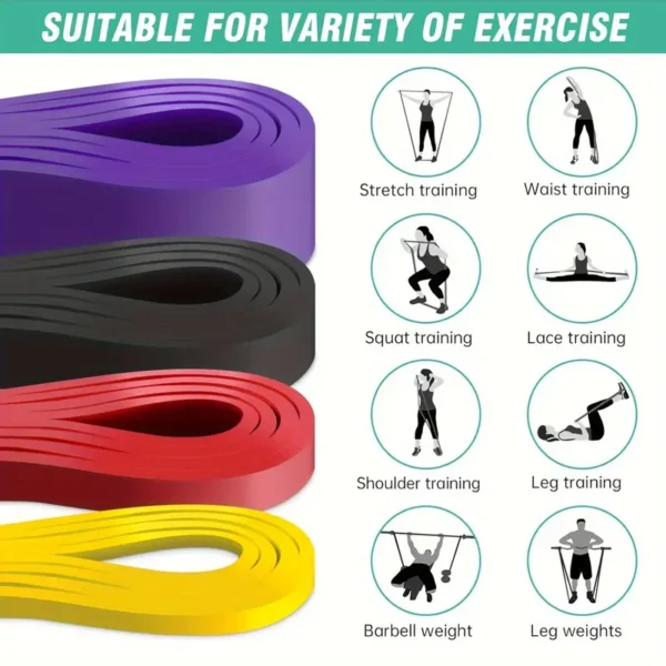 4ed0e56483dab4fe7ae4d46cd1a9d800_1725563289476.webp 4pcs Resistance Bands Set for Fitness
