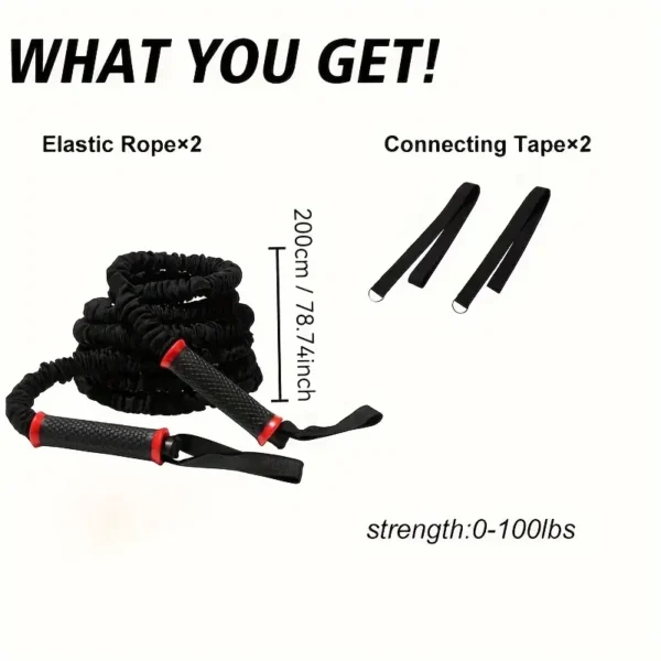 2pcs Battle Rope for Adults