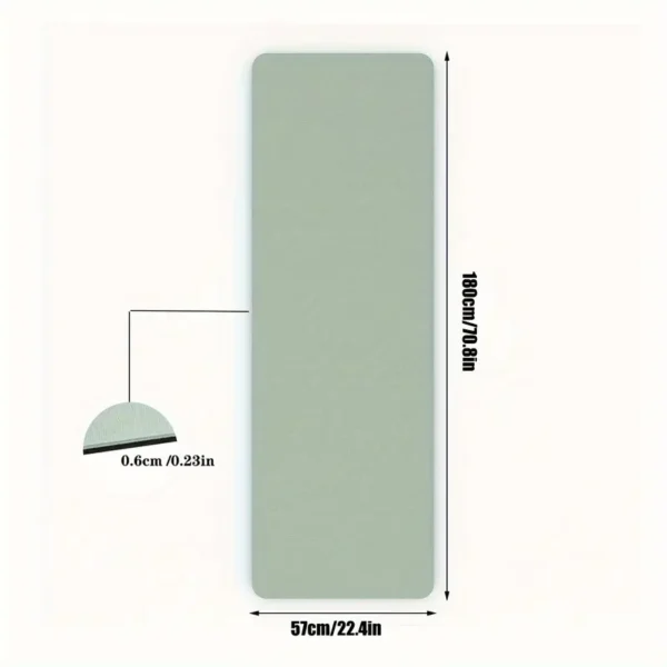 Yoga Mat with Non-Slip Textured Surface